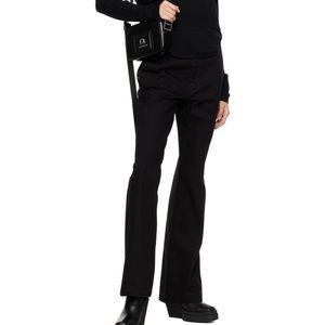 Black Semi Flared Jeans